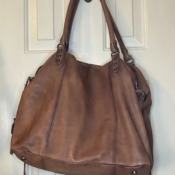 Free People Brown Leather Shoulder Bag - Picture 6 of 8